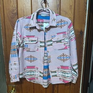 Multicolor Patterned Jacket